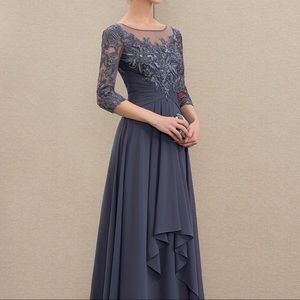 Special Occasion Lace chiffon dress. Size 12. New with tags.